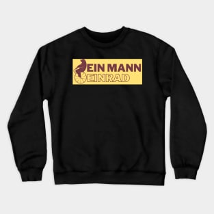 Bär - Ein Mann Einrad Artist Zirkus Motiv Crewneck Sweatshirt